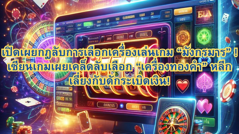 เปิดเผยกฎลับการเลือกเครื่องเล่นเกม “มังกรมาร” ! เซียนเกมเผยเคล็ดลับเลือก “เครื่องทองคำ” หลีกเลี่ยงกับดักระเบิดเงิน!