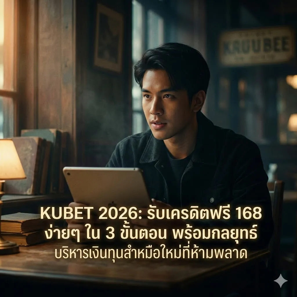 KUBET 2026: รับเครดิตฟรี 168 ง่ายๆ ใน 3 ขั้นตอน พร้อมกลยุทธ์บริหารเงินทุนสำหรับมือใหม่ที่ห้ามพลาด