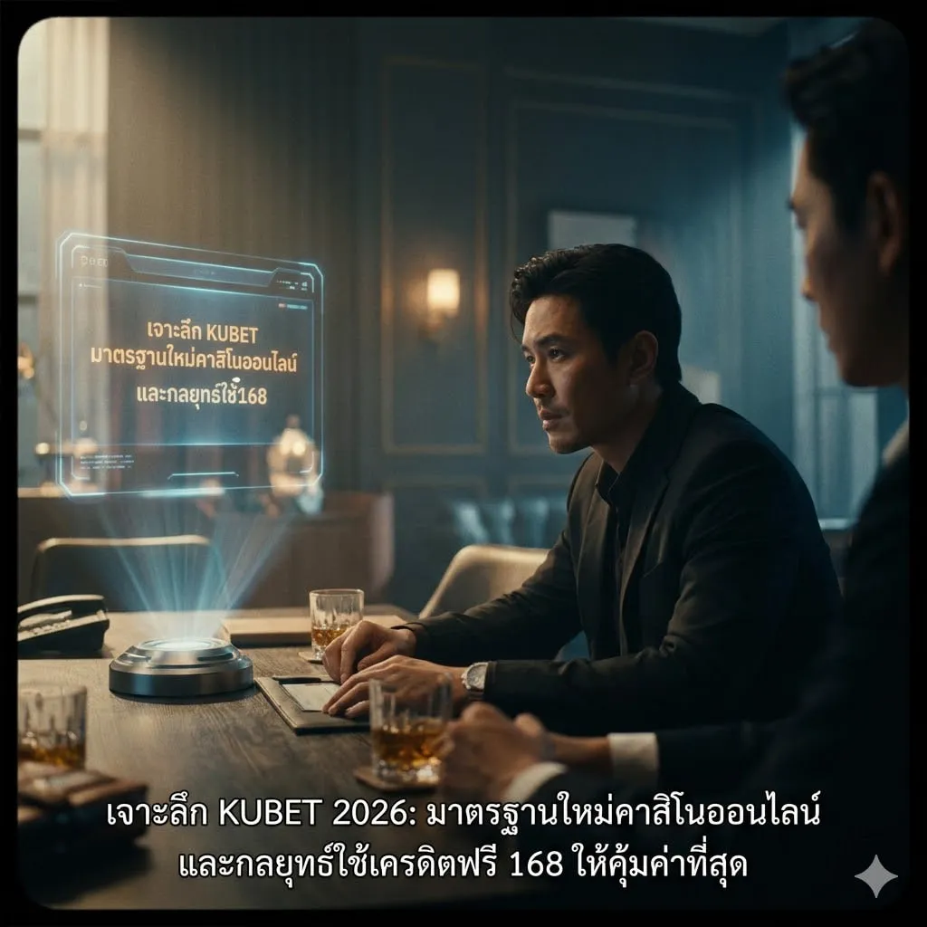 เจาะลึก KUBET 2026: มาตรฐานใหม่คาสิโนออนไลน์ และกลยุทธ์ใช้เครดิตฟรี 168 ให้คุ้มค่าที่สุด