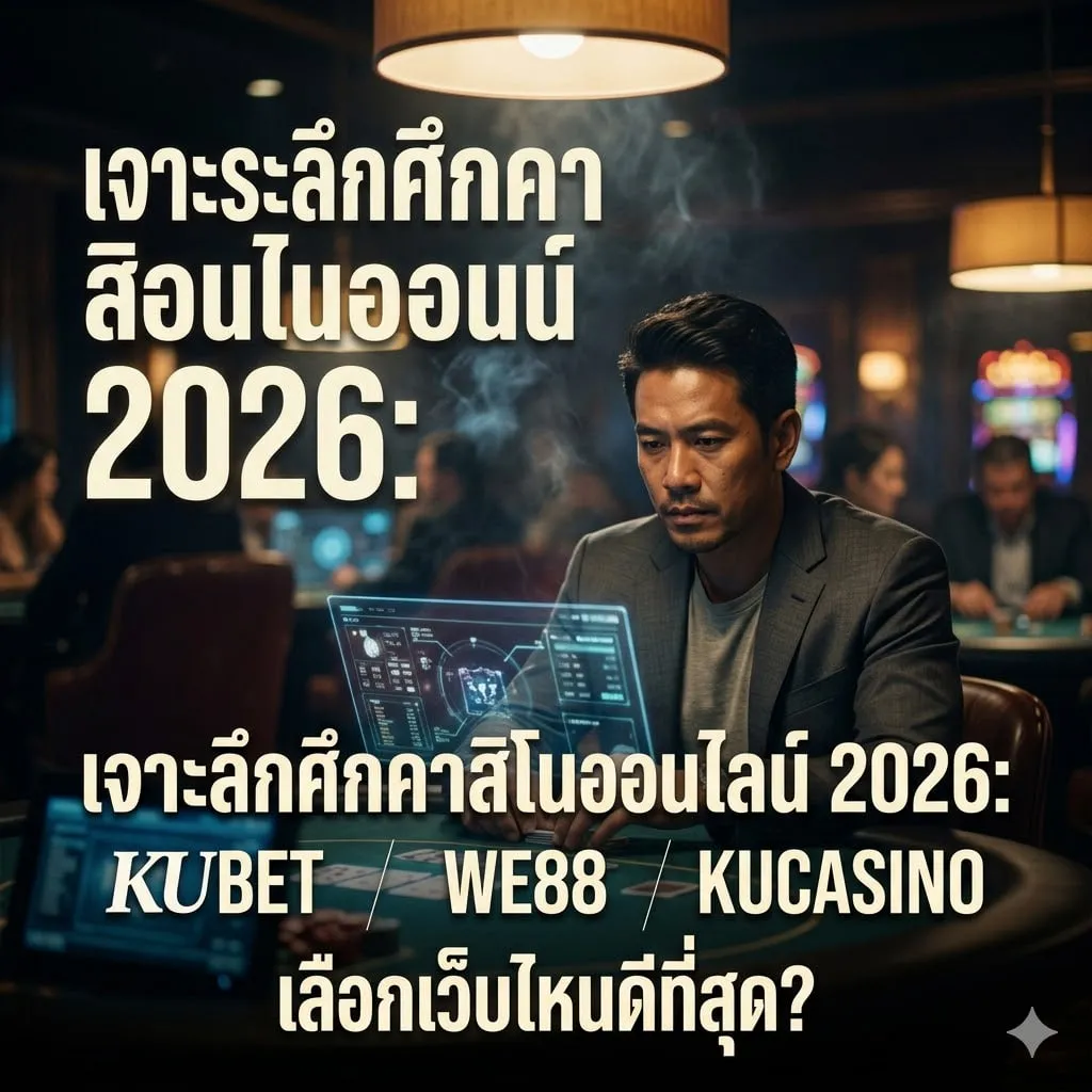 เจาะลึกศึกคาสิโนออนไลน์ 2026: KUBET vs. WE88 vs. KUCASINO เลือกเว็บไหนดีที่สุด?