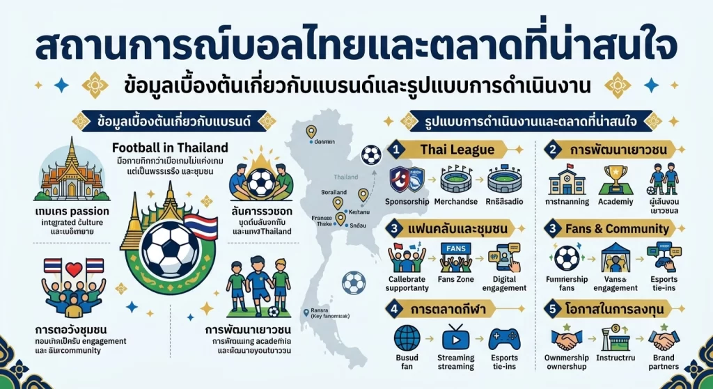 สถานการณ์บอลไทยและตลาดที่น่าสนใจ
